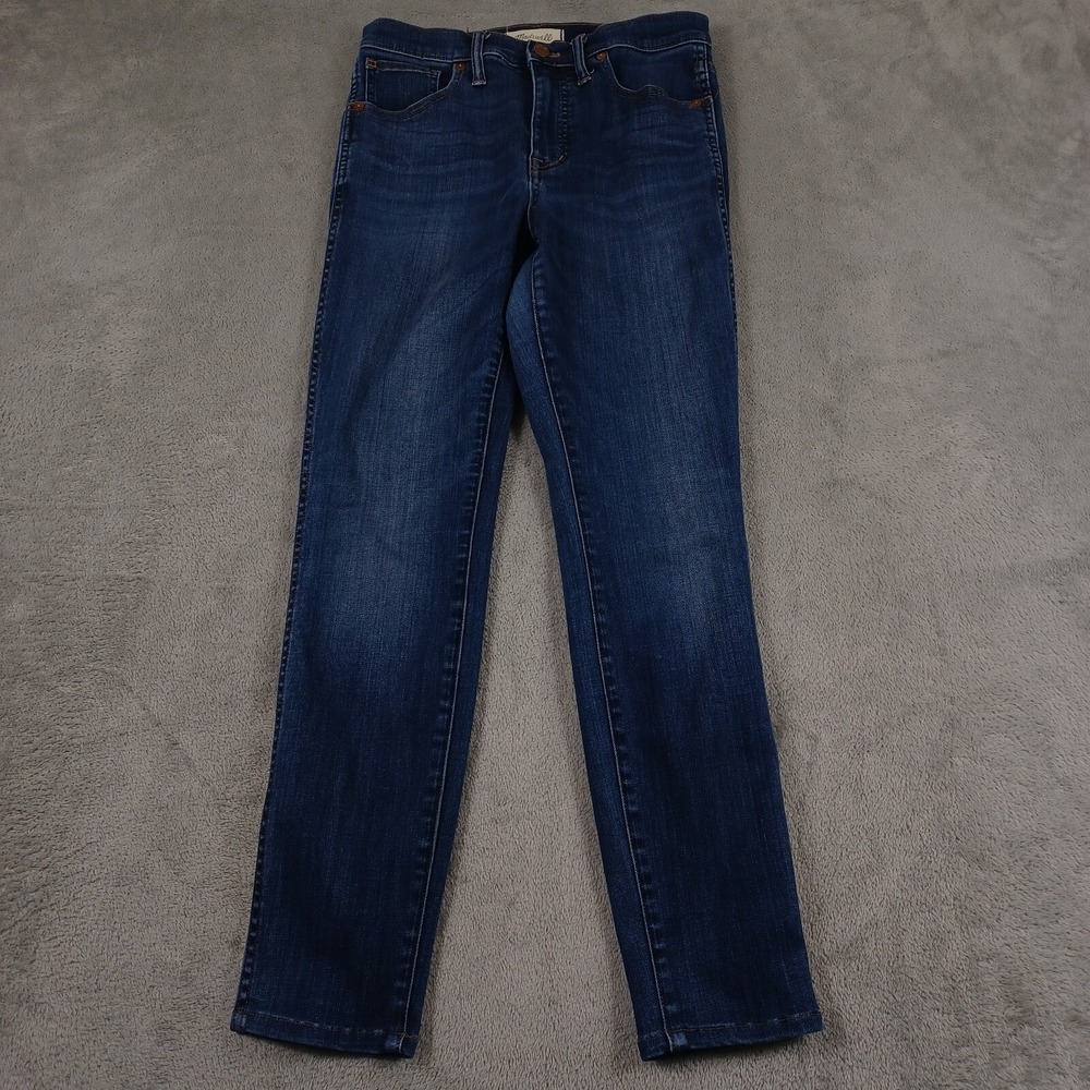 Madewell Jeans Womens 26 Blue High Rise Skinny Stretch Preppy‎
